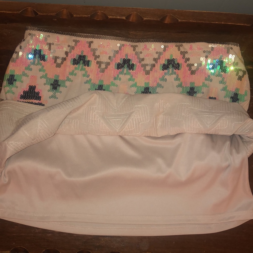 Express Sequence Mini Skirt. Size Xs - image 8